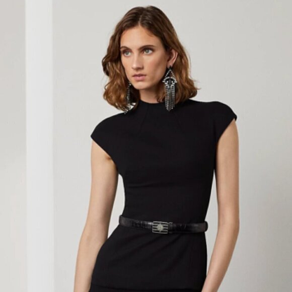 Ralph Lauren Purple Label Darin Wool-Blend Blouse - Picture 1 of 13